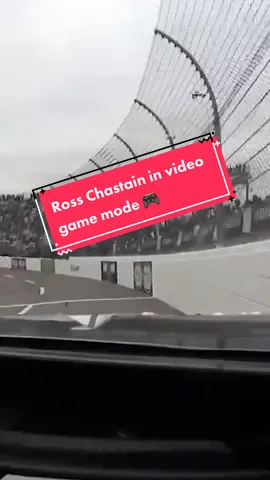 Ross Chastain in video game mode 😳🎮 #NASCAR 