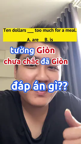 Câu này tưởng giòn nhưng chưa chắc đã giòn? #LearnOnTikTok #hoccungtiktok 