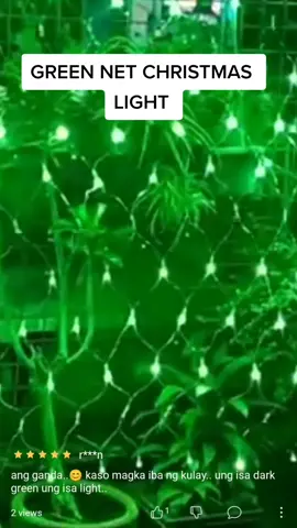 Green Net Christmas Lights Outdoor Fairy String Mesh Light Plug in, Waterproof Hanging Decorative #christmas #christmasdecorations #christmasdecor #fyp #trending #viral #christmaslights #tiktok #shopeefinds #lazadafinds #tiktokshop 