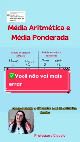 Respondendo a @rayanemonteiro__ #AprendaNoTikTok #TokDoEnem #matematica #dicasdematematica #media 