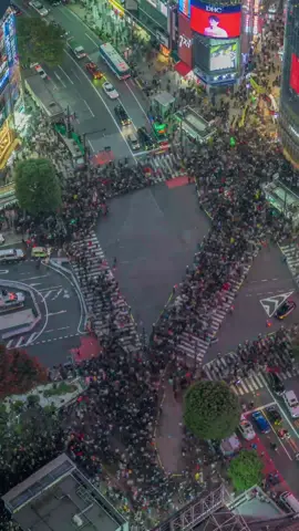 2022 10/31 渋谷ハロウィン🎃渋谷交差点の人の流れ #渋谷ハロウィン #渋ハロ #タイムラプス #最高画質でお届けします 