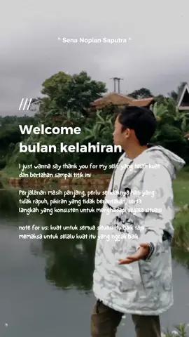 welcome bulan kelahiran semoga bulan ini full senyum