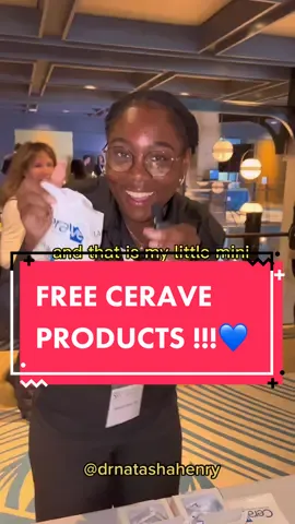 @CeraVe Don’t we all just love a GOOD goodie bag? Especially when it’s skincare!  Stay tuned because I have a HUGE SKINCARE HAUL coming up. #ceravelover #cerave #skincarehaul #drnatashahenry #skincaretips101 #skincaretips #ceraveproducts 