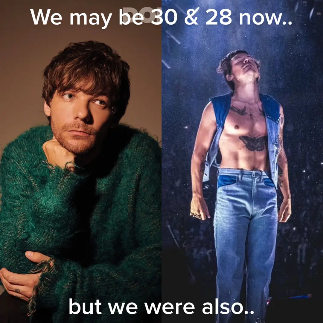 Where did the years go.. #harrystyles #louistomlinson 