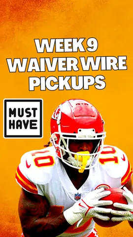 Week 9 Waiver Wire Pickups - Top 5 Adds + Deep League Adds #week9waivers #fantasyfootballwaivers #waiverwirepickups #waiverwire #fantasyfootball #fyp