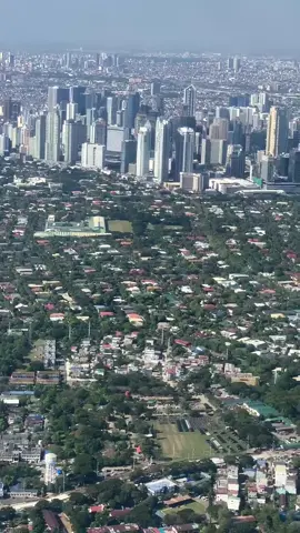 Makati Skyline view from window seat 💺 #fyp #fpy #fypシ #aviation #travel #traveller #foryou #foryoupage #tiktokph 