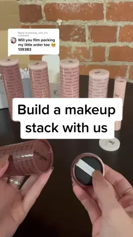 Replying to @kassidy_ann_h This custom stack is a VERY popular configuration including best-sellers like Crush Eyeshadow and Dusty Rose lip balm! What are you adding to your custom makeup stack? #makeupstack #stackablemakeup #travelmakeupkit #makeupkit #convenientmakeup #subtlbeautystack #subtlbeauty #subtl #simplemakeup #easymakeup #5minmakeup #packingorders #packorderswithme #orderpacking #SmallBusiness