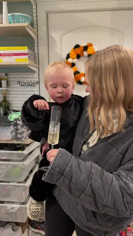 I guess this means I drink too much champagne? 👀 #fyp #toddlertok #toddlermom #shitkidssay 