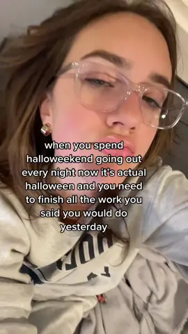 i didnt even get to wear my favorite costume 😭 #fyp #halloweekend #college 