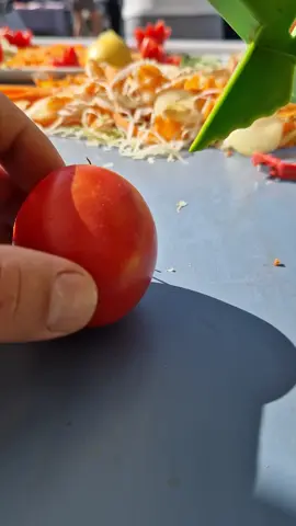 Decoracion de tomate #cocororo #multipelador #tomate #pelador 