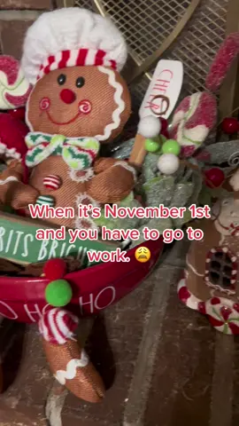 I just want to stay home and decorate. 😩 #christmastiktok #workproblems #christmas #christmasdecorating #christmas2022 #merrychristmas #decorating #christmascountdown #christmastime #christmasdecorations #chriatmasdecor2022 