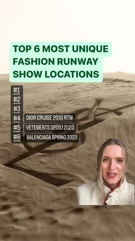 #3 - Top 6 Most Unique Fashion Runway Show Locations : YVES Saint Laurent Spring 2023.  #ysl  #fashion #Runway #fyp #fashiontiktok 