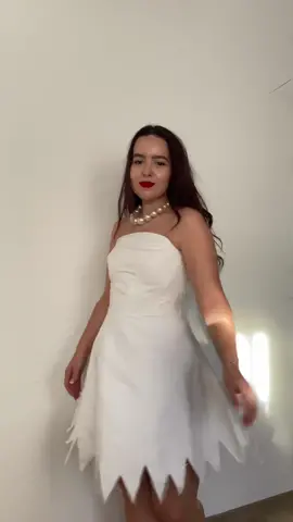 Wilma Flintstone 🦴 #sew #sewing #sewingtiktok #DIY #halloween #costume #fy #fyp #5pasidebine #misiuneatiktok 