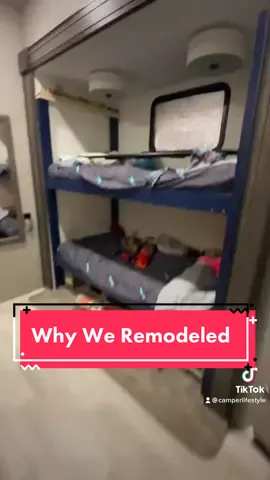 Here’s why we remodeled our RV! #rvlife #rvremodel #camperlifestyle 