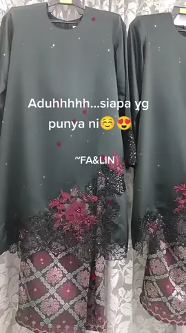 Saya sudah ada yg empunya yaaa....☺️ Ni baju2 customer order,saja nak bagi hangpa terliuq tengok😆😆 #falincollection_official #falincollection_rtw #tukangjahitviral #bajuviral #bajukayangan #fyp #kurungkayangan #bajusulam #bajulace 