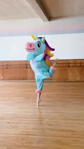Happy World Ballet Day!! 🦖🦄 #happyworldballetday #worldballetday #worldballetday2022 #balletshoes #balletclass #dinosaurcostume #unicorncostume #dinosaurchallenge #balletflex #balletchallenge #ballettiktok 