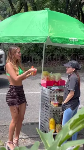 Regalé toda su fruta 😱