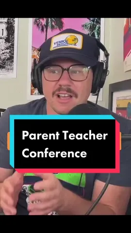 Parent teacher conferences are really more of a stand-off #comedian #parentteacherconference #parentinghumor #teacher #funny 