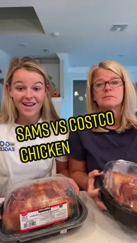 @costco vs Sams club rotisserie chicken #foryoupage #comparison #foru #costcofinds #costcotiktok #costcotiktokbuys #samsclub #membersmark #samsclubscanandgo #samsvscostco #rotisseriechicken  
