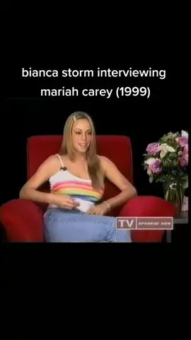 bianca ate 😝 || #1999: interviewed by bianca storm at mtv — #mariahcarey #mariah #defrosting #alliwantforchristmas #alliwantforchristmasisyou #fyp #foryou #foryoupage #xyzbca #trending #comedy 
