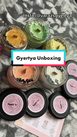 Nagyon köszönöm @varazsgyertya !❤️ #reklam #gyertya #szojagyertya #szojaviaszgyertya #candle #handmade 