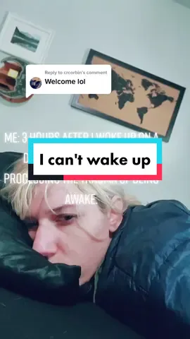 Replying to @crcorbin #wakingup #wakingupinthemorning #insomnia #hypersomnia #spoonies #spoons #sendhelp #bearbair #traumaofwakingup 