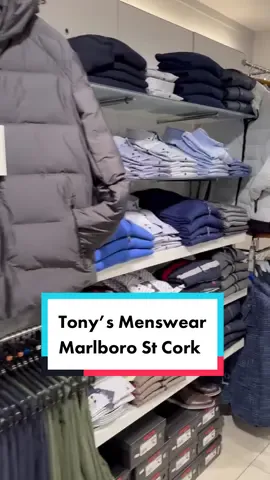 Tony’s Menswear in Cork City, fantastic clothing!  #ireland #irelandtiktok #cork #corkcity #mensclothing #clothes #jackets #suits #suit #shoes #wedding 