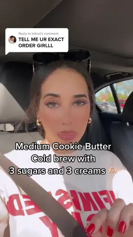 Replying to @lollnat #dunkinorder #cookiebuttercoldbrew #dunkindonuts 