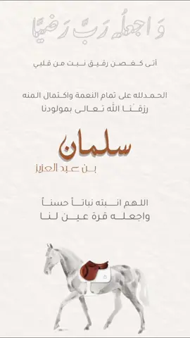 فخامة الاسم ✨#اكسبلور #سلمان_بن_عبدالعزيز #دعوات_الكترونيه #بشارة_مولود #مولود_جديد #سلمان_بن_عبدالعزيز 