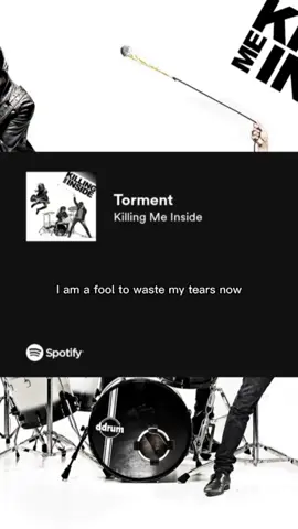 🤘🏻 #spotify #spotifylyrics #killingmeinside #thetormented #fyp 