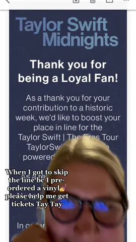 please @Taylor Swift ive been a loyal swiftie since debut but i could never afford tickets growing up @Taylor Nation 😭🤍 #taylorswift #tsmidnights #tsmidnightsts #midnights #erastourtaylorswift #theerastourtaylorswift #theeras #erastour #taylorswifterastour #taylorswifteras #swiftie #swifties #taylornation  