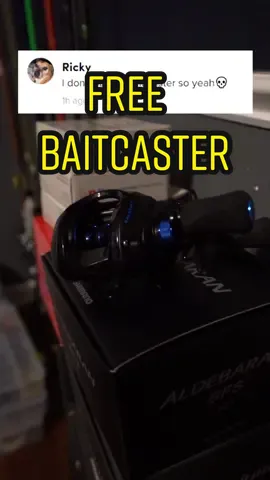 I want to give back to yall that dont have a baitcaster!!! The winner will be picked within a week 😁🎣🔥 #fishing #fishtok #fyp #foryou #bassfishing #baitcaster #largemouthbass #xyzbca #Outdoors #fishinglife #sports #follow #viral #free #fish 