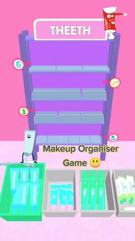 Makeup Organiser Game 😍 Best Organiser Game #organiser #hypercasualgames #makeup #makeupgame #mobilegame #editgame #fyp 