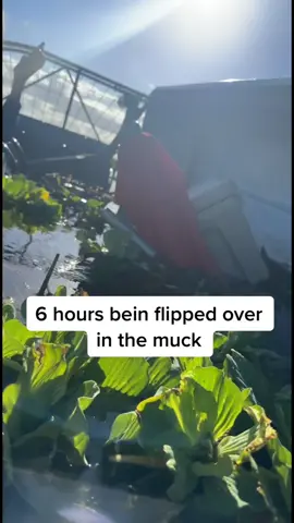 12 hour long day and 6 of it was spent getting out of the muck- thankful for everyone who helped me and my family #pray #florida #viral #fyp #wreck #crash #airboat #lake #kissimmee #weresafe 