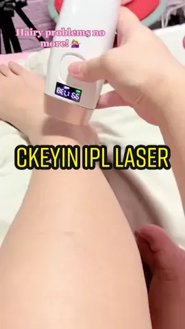 Goodbye hairy legs 🙆🏼‍♀️ #ckeyin #ckeyinofficial #iplhairremoval #DIY #yellowbasket #hairylegs 