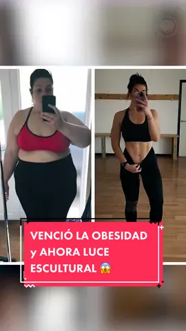 VENCIÓ LA OBESIDAD y AHORA LUCE ESCULTURAL 😱 #motivacion #fitmotivation #nutricion #bajarpeso #salud #Fitness #GymTok #AprendeEnTikTok 