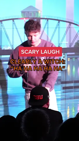 She had a scary good time💀(sorry for the blurry vid) #comedy #standup #standupcomedy #funny #improv #crowdwork #mattrife #halloween 