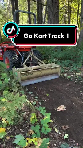 Just imagine how big the track will be by the time Luke finishes his go kart. #gokart #track #dirttrack #drift #fyp 