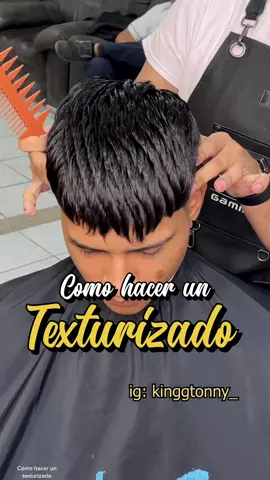 Cómo hacer un TEXTURIZADO 🤯🔥💈. . . . . .  #barber #barberia #barbero #barbershop #barbertok #barbertiktok #barbertutorial #barbertips #barberoslatinos #cortedepelo #💈✂️ #💈💈 #texturizado #frenchcrop #kinggtony #kinggtonnyschool 