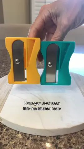 Not your regular sharpener! Fun kitchen tool to create cool shapes with 🥕 🥒 🍆 zucchini and other similar shaped vegetables. It’s the Karoto by Monkey Business #kitchengadgets #vegetablepeeler #carrotpeeler #buyitorleaveit #amazonkitchenfinds #amazonkitchentools #amazonkitchengadgets 