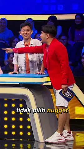 Yaah sayang banget niih! Cerdas salah pilih jawaban yang gak ada di hasil survei 😵   Jawaban Keluarga Indonesia apa niih? Ada di hasil survei gak siih?  @officialmnctv @fremantleid  #Family100 #SurveiMembuktikan #FamilyFeud #FamilyFeudID 