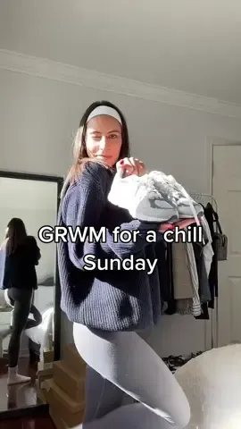 get ready with me for a lazy Sunday #OOTD #grwm #outfitideas #outfitinspo #fashiontiktok #fallfashion #knitsweaterseason #aritzia 