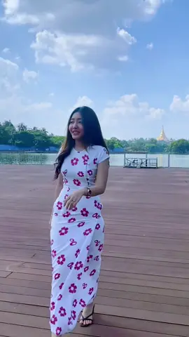 🦋လမ်းလျှောက်ပြန်ပြီ 😁  @#fyp #foryou #kandawgyigarden 