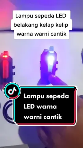 Lampu gowes sepeda LED warna warni #lampusepedamurah #lampusepedabelakang #lampuled #lampusepedausb 
