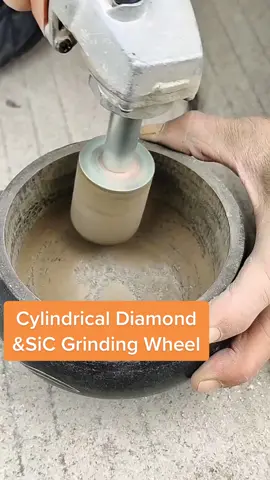 Angle grinder hand drill used grinding stone#stonemason #carftsman #ginder #SiCgrindingwheel #granitecountertops #stonebasin #foryou #fyp #bingotools 