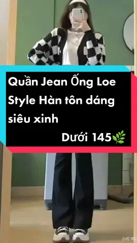 Quần Jean Ống Loe Style Hàn được đánh giá cao, tôn dáng siêu xinh. Giá hạt dẻ 🌰 dễ phối cùng đồ #review #quần #quanongloe #quanxinh #tiktokshop #xuhuong #xh #fyp #pttn303 