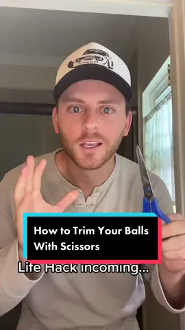how to trim your balls with scissors ✂️ #trimmer #besttrimmer #besttrimmers 
