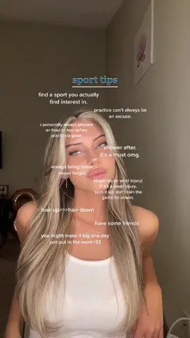 well first of all, 300+ FOLLOWERS?! oh em gee. I’m screaming tysm for all the love <33 #fyp #advice #randomtips #sports #sporttips 