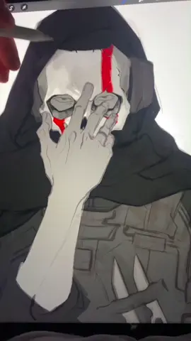OK FINE ILL DRAW HIM. You win #ghost #simonriley #cod #artwip