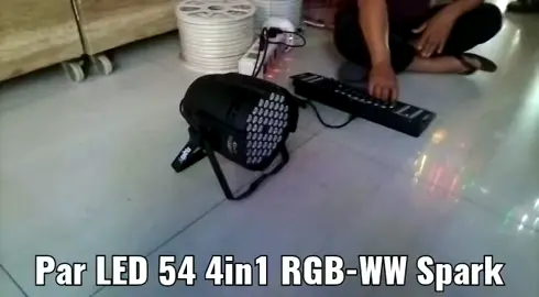 Par LED 54 4in1 RGB-WW Spark   #led #primajayaled #parled #lighting #lampupanggung #parled54 #lampuparled #lampuparled54 #ledpar54 #lampuledpar54 #lightingparled #par54led